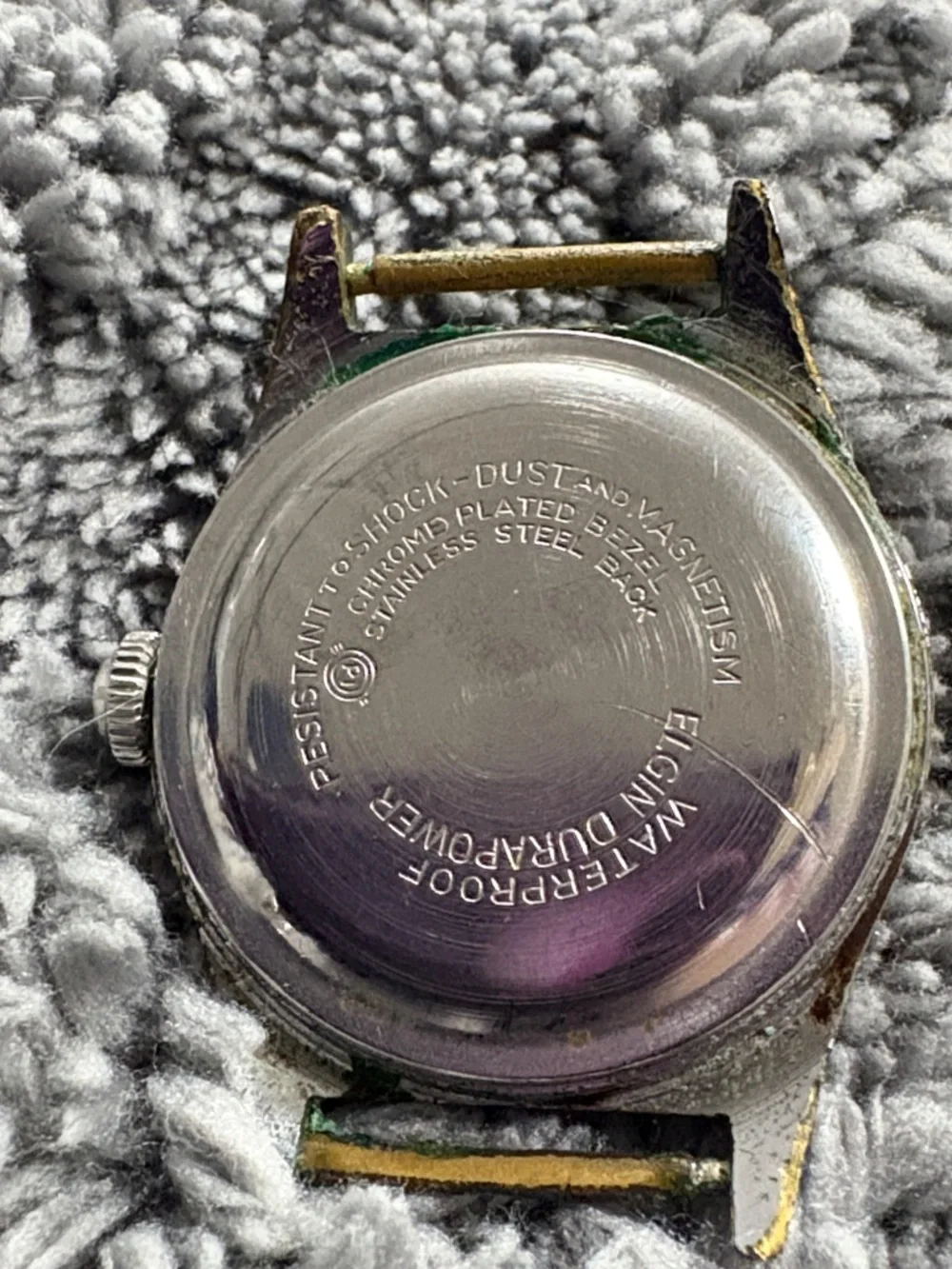 Sportsman Silver-Tone Vintage Watch – Elgin